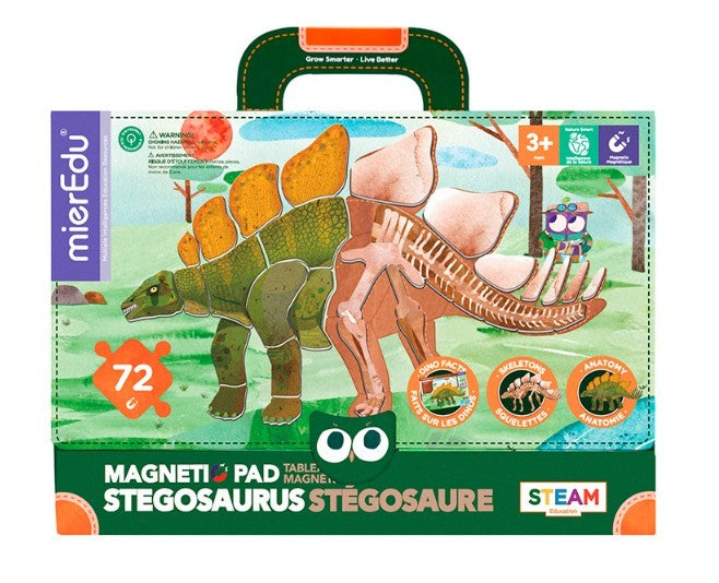MierEdu Magnetic Pad Stegosaurus / Bloc-notes magnétique Stégosaure