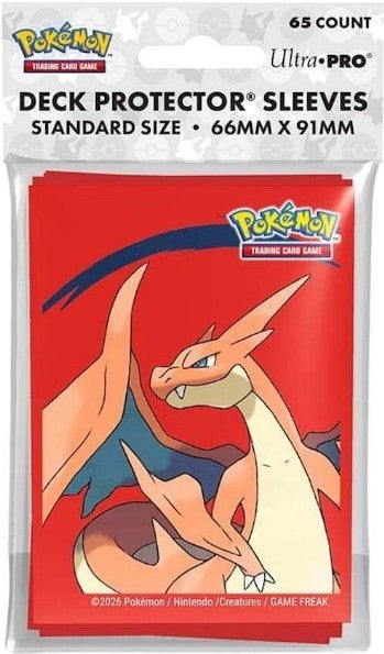 Pokemon Card Sleeves Mega Charizard Y - Protège-cartes