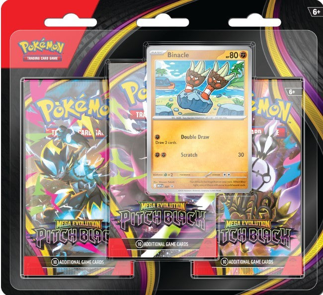 Pokemon Pitch Black Blister 3 Pack