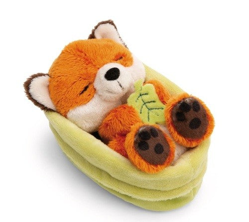 Nici Sleeping Fox Plush - Peluche de renard endormi