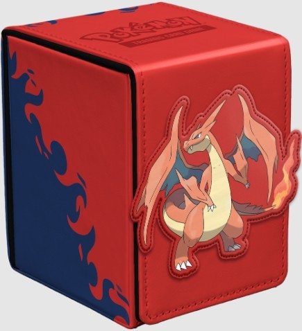 Pokemon Alcove Card Box Mega Charizard Y Boîte à cartes en alcôve
