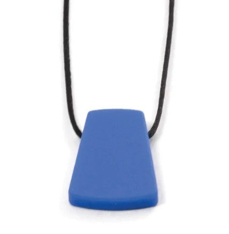 Chewy Pendant Geo Form Rectangular (Blue) - Pendentif à mâcher forme géométrique rectangulaire (bleu)