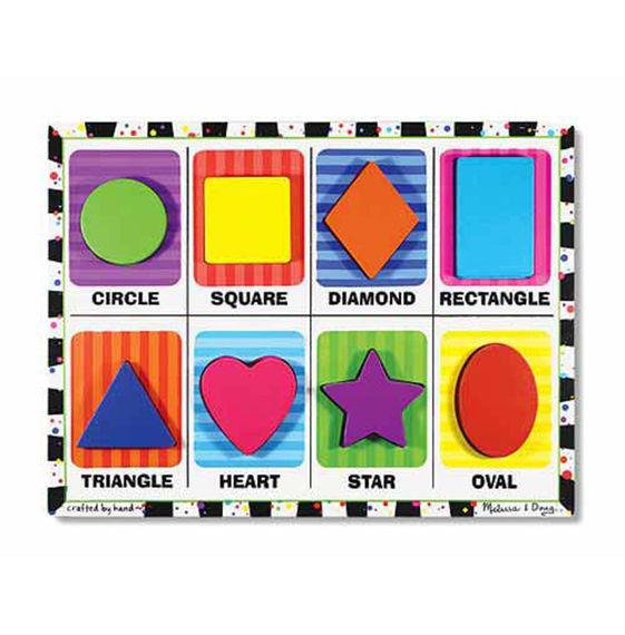 Melissa & Doug Shapes Chunky Puzzle