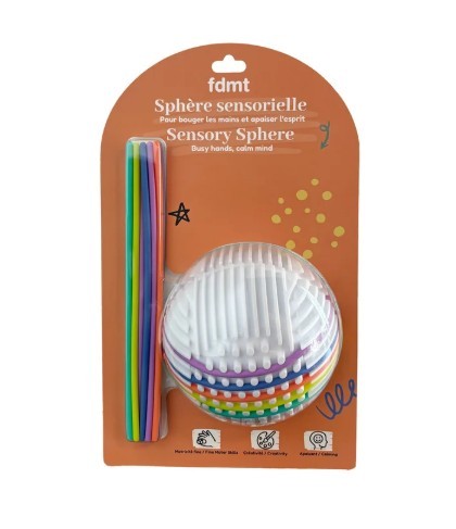 Silicone Sensory Activity Sphere - Sphère d'activités sensorielles en silicone