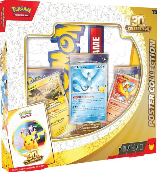 Pokemon 30th Celebration Poster Collection avec Affiche