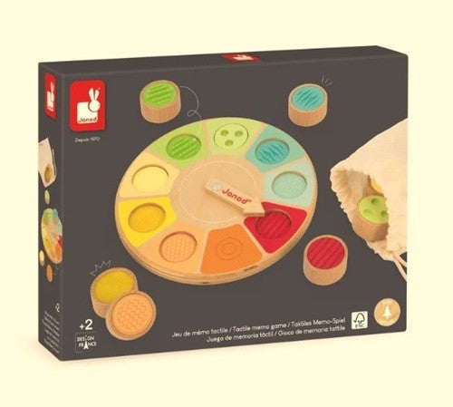 Janod Tactile Memo Game - Jeu de mémoire tactile