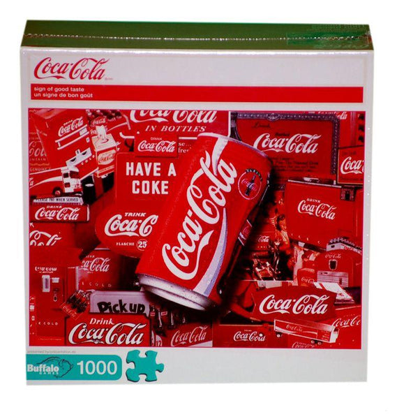 Coca-Cola Puzzle Sign Of Good Taste