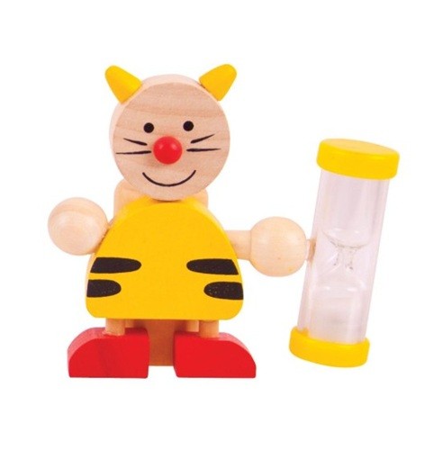 Toothbrush Animal Holder with 3 min Timer (Yellow)/Porte-brosse à dents animal avec minuteur 3 min (Jaune)