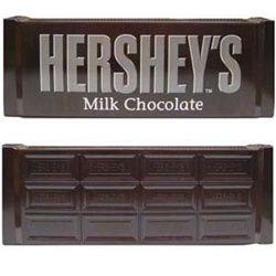 Hershey Chocolate Bar Bust Bank