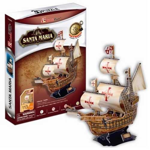3D Puzzle Santa Maria