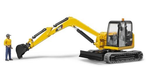 Bruder Caterpillar Excavator Truck with Worker - 2467