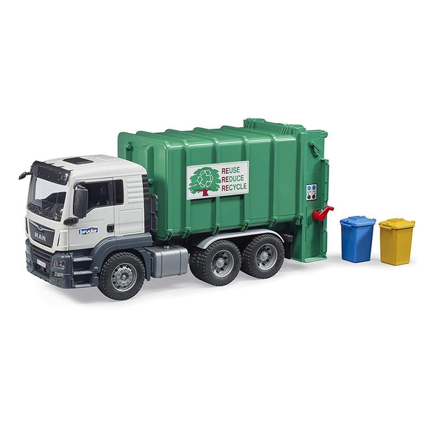 Bruder Rear Loading Garbage Recycling Truck - 3763