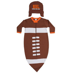 SOZO Bunting And Cap Set Football / Ensemble de Gigoteuse et Bonnet de Football