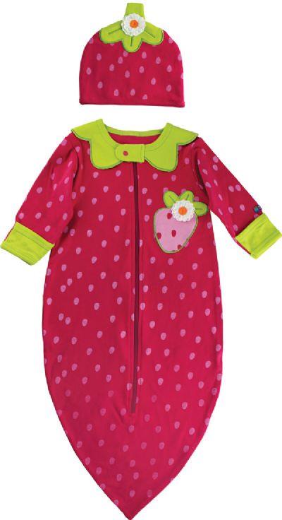SOZO Strawberry Bunting & Cap Set