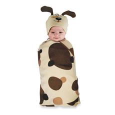 SOZO Puppy Swaddle & Cap Set
