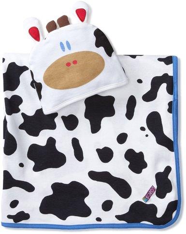 SOZO Mooo Swaddle & Cap Set
