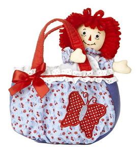 Raggedy Ann Fancy Pals Purse With Butterfly