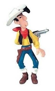 Lucky Luke Shooting from Behind his Back Figure / Figure tirant derrière son dos