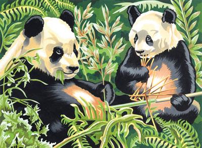 Paint By Numbers Pandas