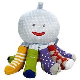 Baby Aspen Mr.Sock Plush Octopus Blue