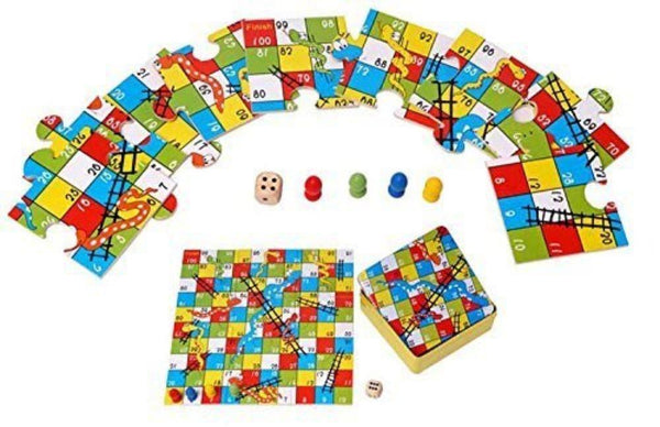 Snakes Ladder Tic Tac Toe