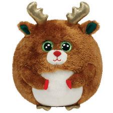 TY Beanie Ballz Reindeer - Mistletoe (Small)