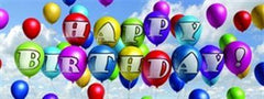 MV Bookmark Birthday Balloons / Signet Ballons d'anniversaire