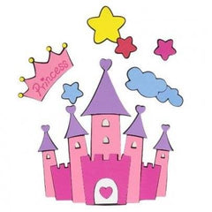 Princess Castle Wall Sticker / Autocollant mural château de princesse