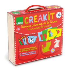 Creakit Farm Animal Stencils / Pochoirs pour animaux de ferme