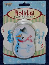 Holiday Playing Cards Snowman