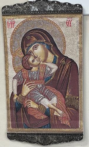 Virgin Mary Orthodox Icon For Wall / Icône orthodoxe de la Vierge Marie pour mur