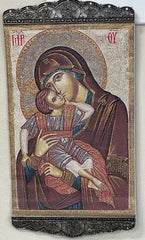 Virgin Mary Orthodox Icon For Wall / Icône orthodoxe de la Vierge Marie pour mur