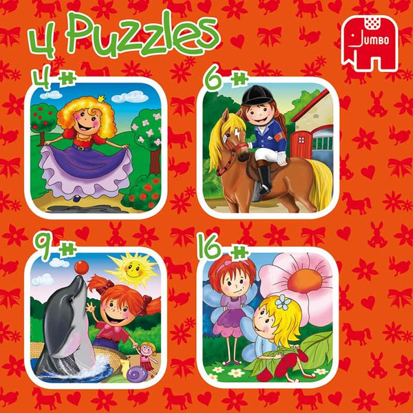 Loisirs des fillettes Puzzle 4/6/9/16 Pcs