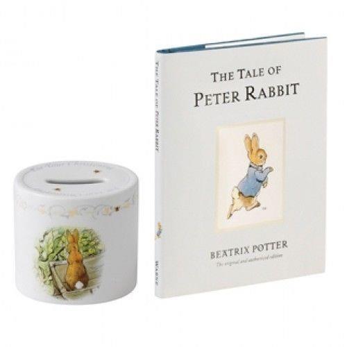 Peter Rabbit Piggy Bank and Book / Tirelire et livre