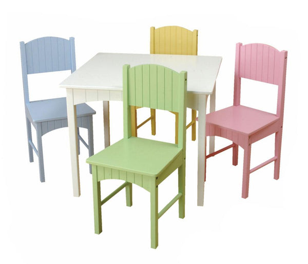 KidKraft Nantucket Table & 4 Pastel Chairs (Montreal, In-Store or Pickup ONLY)