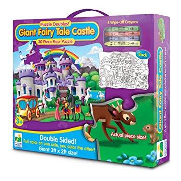 The Learning Journey Coloring Puzzle Fairy Tale Castle