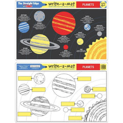 Melissa & Doug Write A Mat Planet Placemat - Set de table Planètes