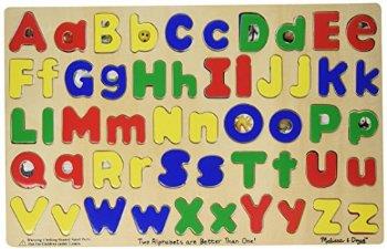 Melissa & Doug Upper And Lowercase Alphabet majuscule et minuscule