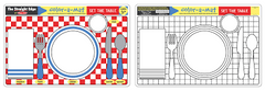 Melissa & Doug Write A Mat Set The Table Placemat - Set de table Dresser la table