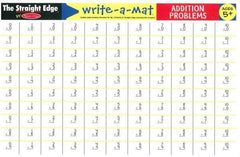 Melissa & Doug Write A Mat Addition Placemat Set de table