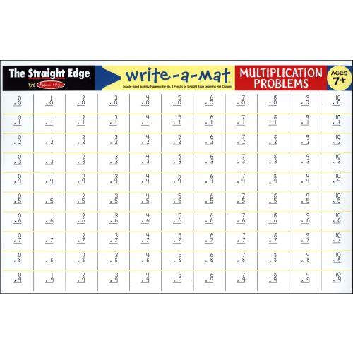 Melissa & Doug Write A Mat Multiplication Place Mat