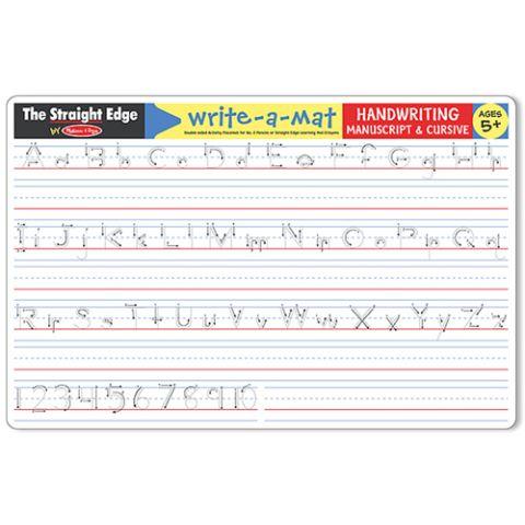Melissa & Doug Write A Mat Handwriting Placemat - Set de table Écriture