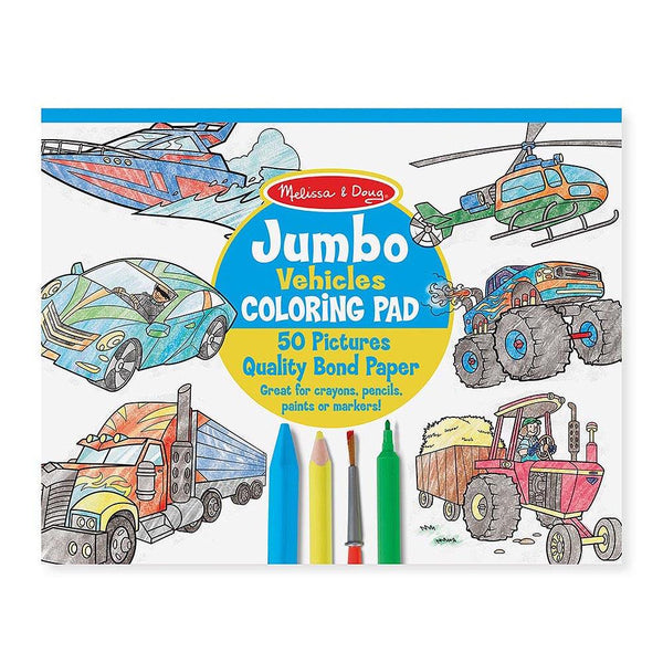 Melissa & Doug Coloring Book Vehicles