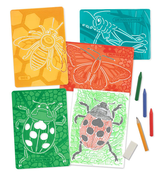 Melissa & Doug Textured Stencils Insects