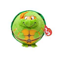 TY TMNT Beanie Ballz - Michelangelo (Small) - (Petit)
