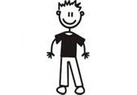 My Family Car Stickers Father With Plain Clothes