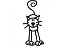 My Family Car Stickers Cat Starring
