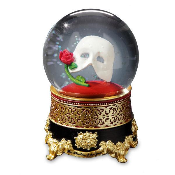 Phantom of the Opera Mask Musical Water Globe