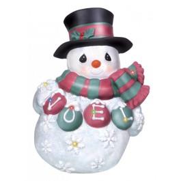 Snowman Led Plaque / Bonhomme de neige