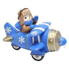 Precious Moments Snowman LED Plane